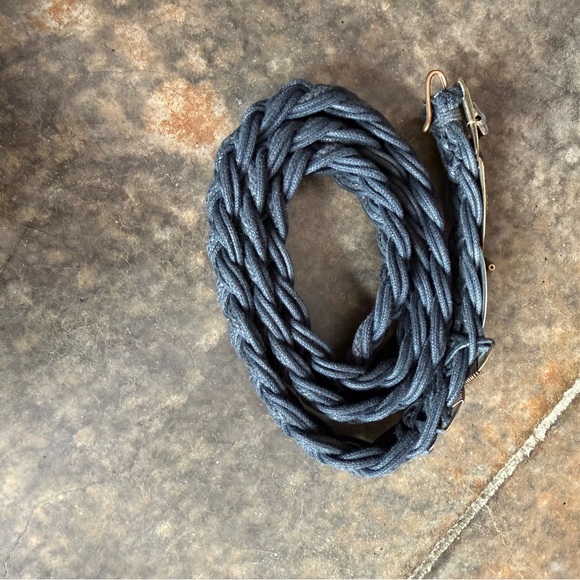 Marjorie Baer, San Francisco, artisan belt, vintage, black webbing, mixed metals - Picture 13 of 15